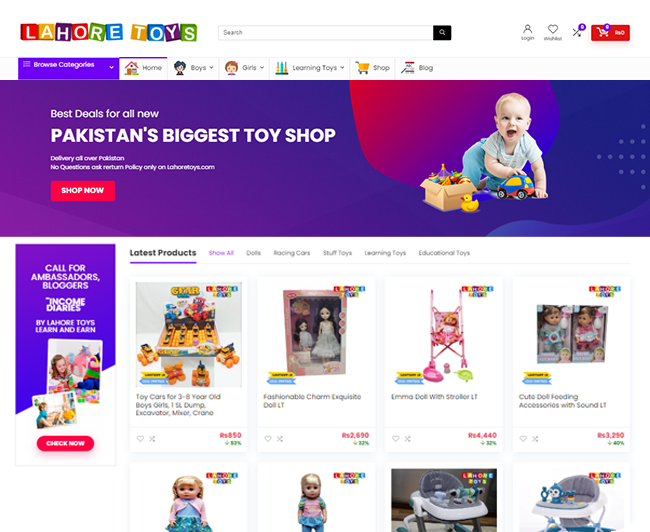 lahore toys web